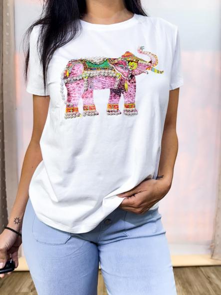 Camiseta Elefante Perlas  [1]