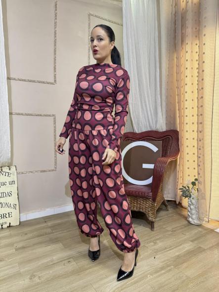 CONJUNTO ZAR GRANATE