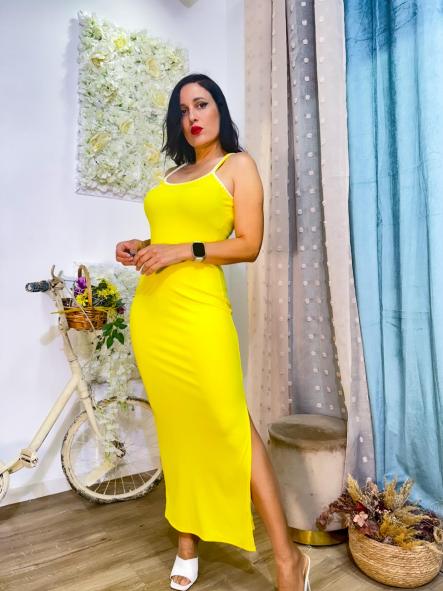 VESTIDO CANALE AMARILLO