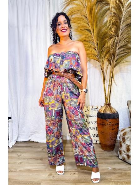 MONO TIPO BOHO CUELLO VOLANTE ELASTICO