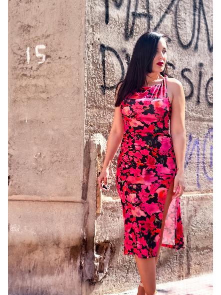 VESTIDO CARMEN TONALIDADES ROJAS [2]