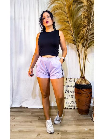 PANTALONES CORTO DEPORTIVO LILA