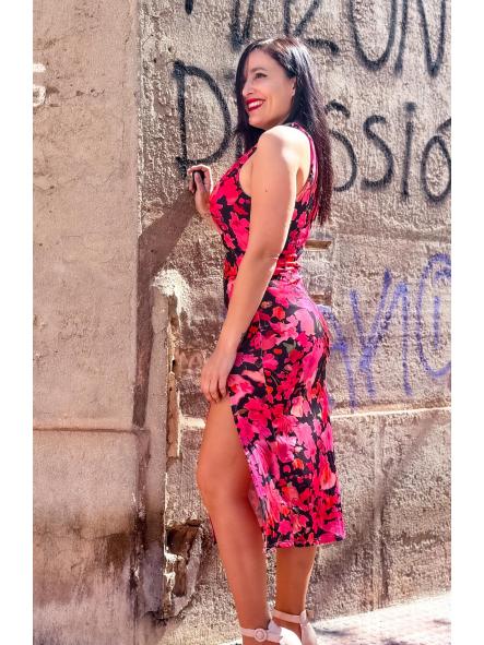 VESTIDO CARMEN TONALIDADES ROJAS [1]