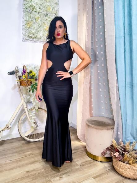 VESTIDO DE FIESTA  NEGRO