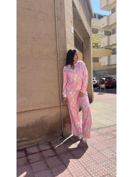 CHANDAL ROMBOS ROSA [3]