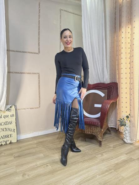 FALDA AZUL NAVIDAD FLECOS [2]