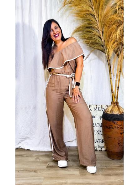 MONO CHIC MARRON VOLANTE [1]
