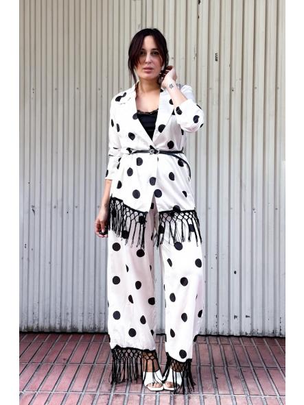 TRAJE LUNARES BLANCO