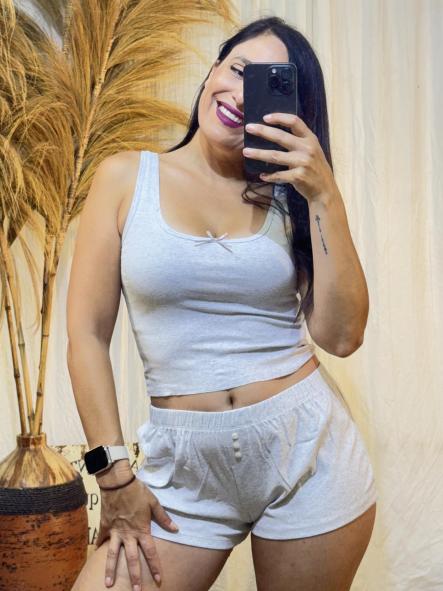 CONJUNTO TIRANTES GRIS 
