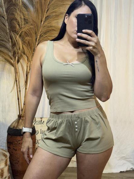 CONJUNTO TIRANTES VERDE