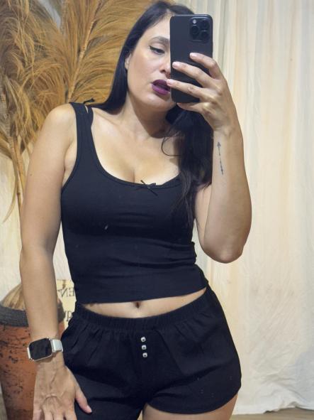CONJUNTO TIRANTES NEGRO