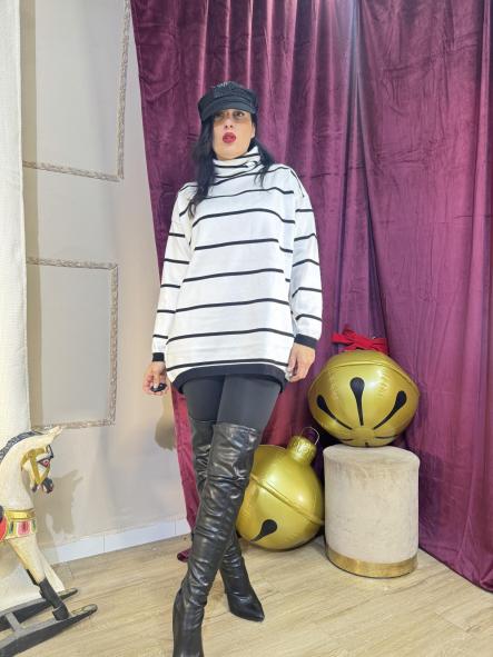 JERSEY OBERSAY RAYAS BLANCO [0]