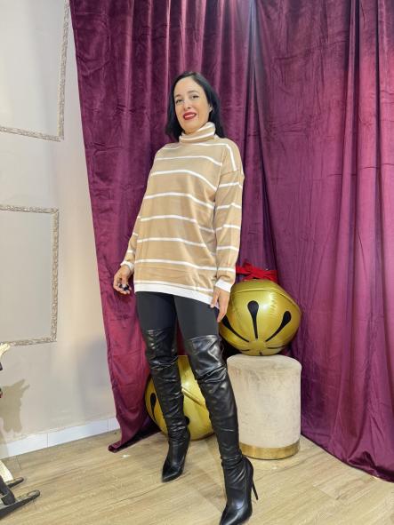 JERSEY OBERSAY RAYAS BEIG [4]