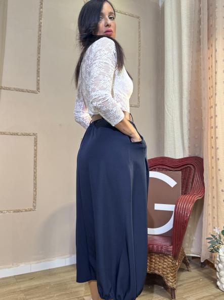 FALDA MIDI CON CINTURON [1]