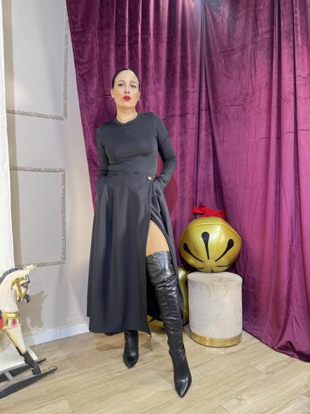 FALDA MIDI NEGRA [2]