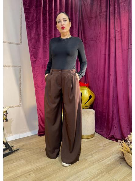 PANTALON TRAJE MARRON [1]