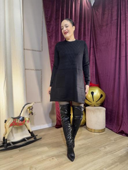 VESTIDO NEGRO DE PUNTO [1]