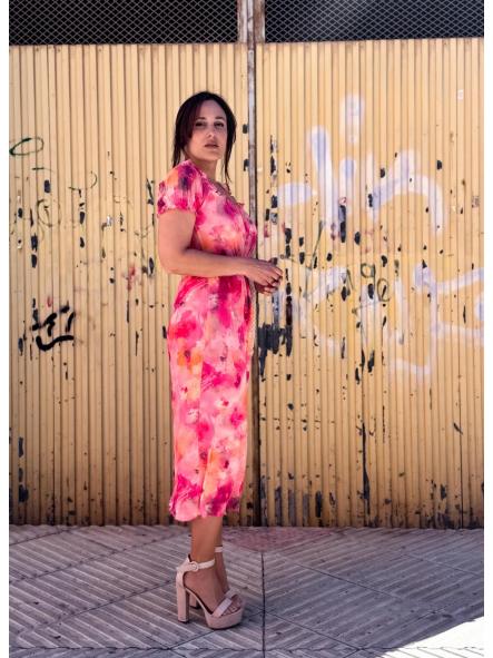 VESTIDO LARGO MEXICAN FUEGO [0]