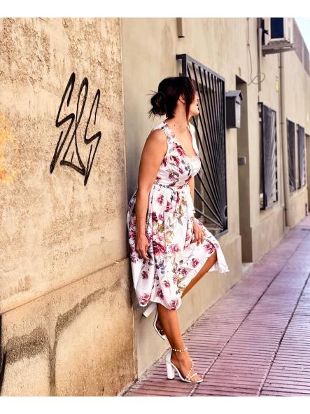 VESTIDO  MIDI FLORES [2]