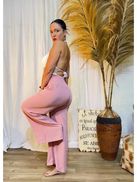 PANTALON PALAZZO ROSA [1]
