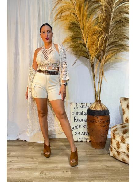 TOP CROCHET BEIGE 
