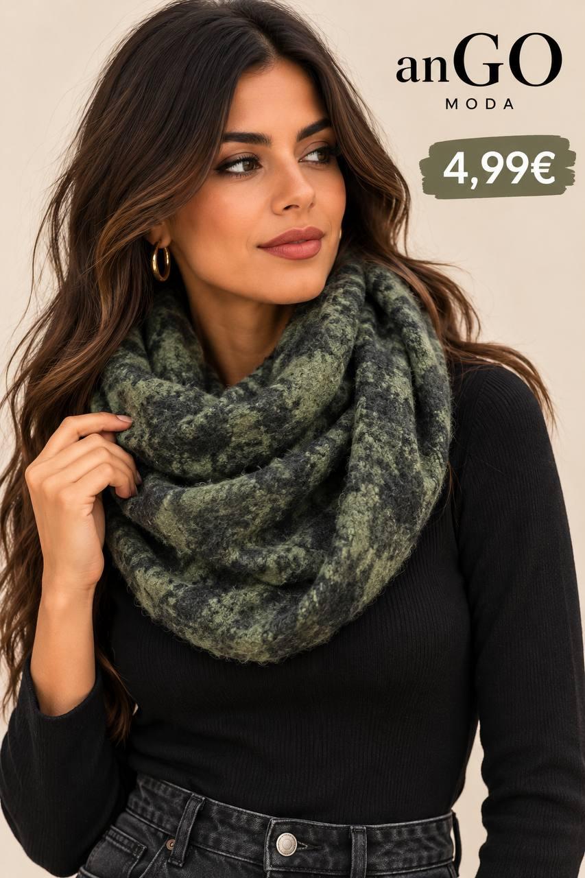 BUFANDA CUELLO VERDE