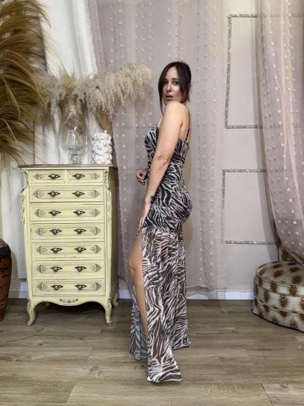 VESTIDO ZEBRA MARRON [3]