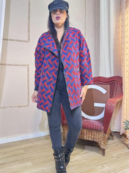 CHAQUETA ROJO AZUL [0]
