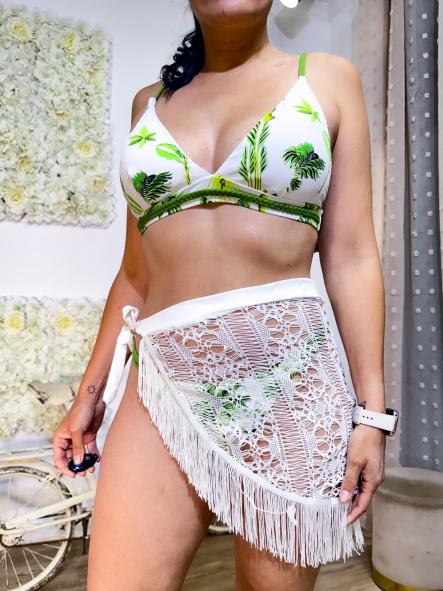 BIKINI FONDO BLANCO TIRANTES VERDES CON PALMERAS [1]