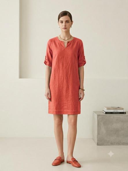 CASACA LINO CORAL [0]