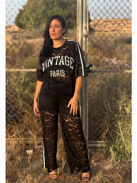 CONJUNTO NEGRO DE ENCAJE DEPORTIVO [1]