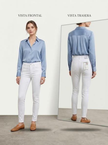 PANTALON vaquero blanco [0]