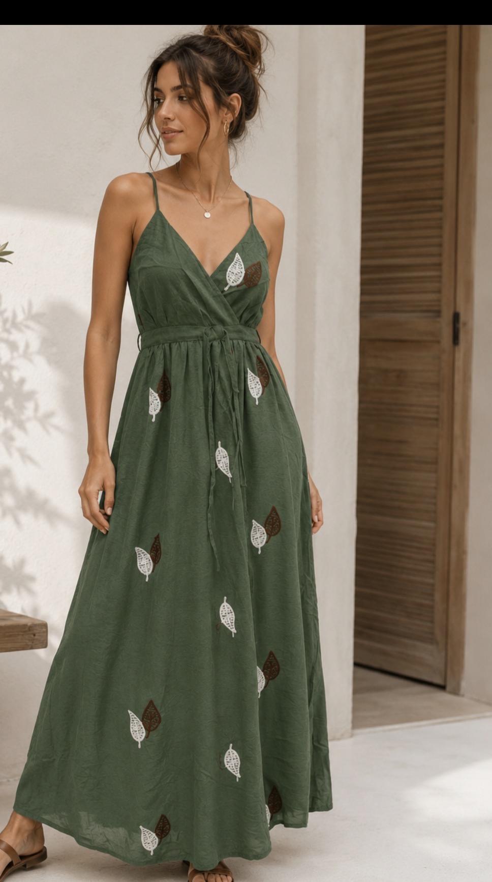 VESTIDO NUEVA TEMPORA VERDE
