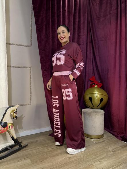 CHANDAL  TOP GRANATE [2]