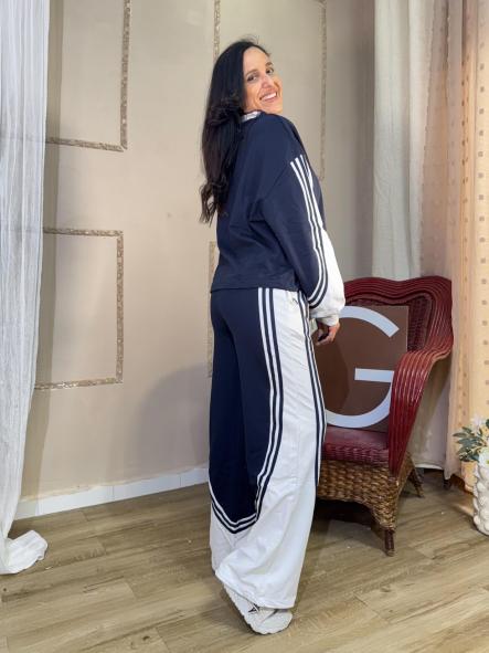 CHANDAL FRANJA BLANCA AZUL MARINO  [0]