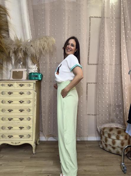 PANTALON TRAJE ANCHO VERDE LIMA  [2]