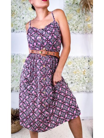 VESTIDO CAMISERO MIDI /F.ROSA