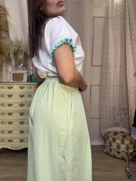 PANTALON TRAJE ANCHO VERDE LIMA  [3]
