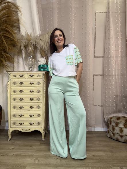 CAMISETA PERRITO BOLILLO VERDE [3]