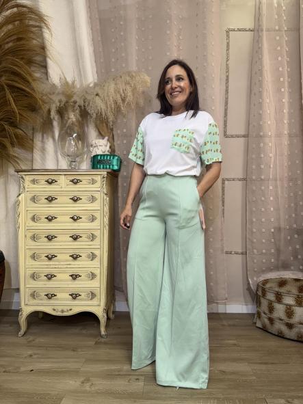 CAMISETA PERRITO BOLILLO VERDE [0]