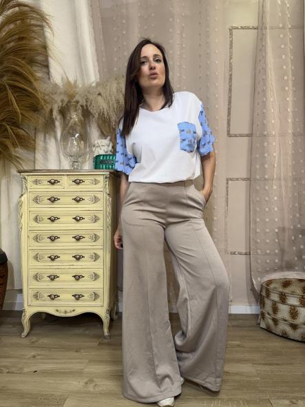 CAMISETA PERRITO BOLILLO AZUL [2]