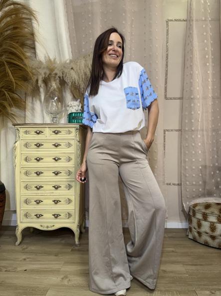 CAMISETA PERRITO BOLILLO AZUL [1]