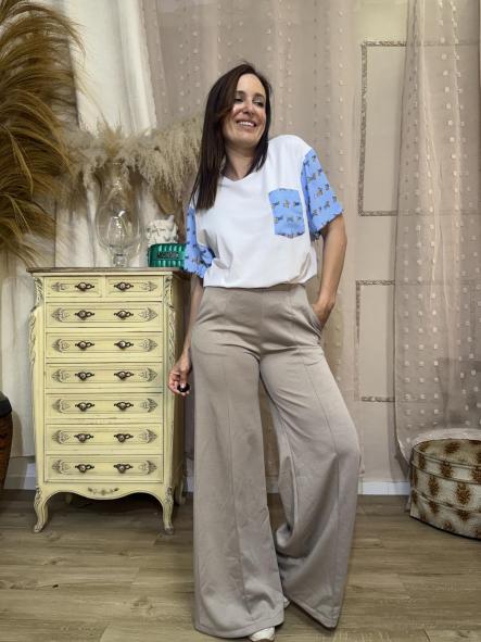 CAMISETA PERRITO BOLILLO AZUL [3]