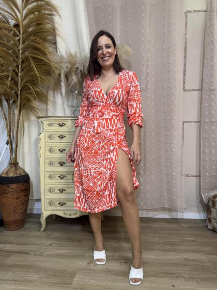 VESTIDO NARANJA FRESCO  [2]