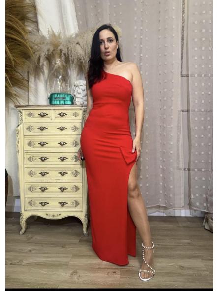 VESTIDO LAZO ROJO [2]