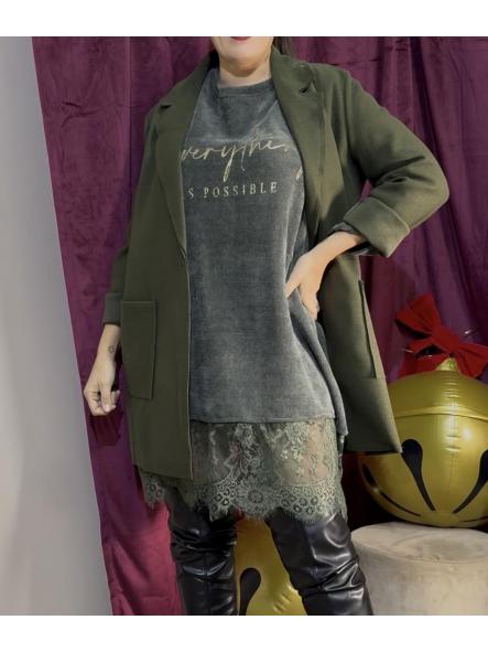 ABRIGO VERDE DE PAÑO [0]