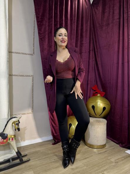 BLAZER LARGA GRANATE [4]