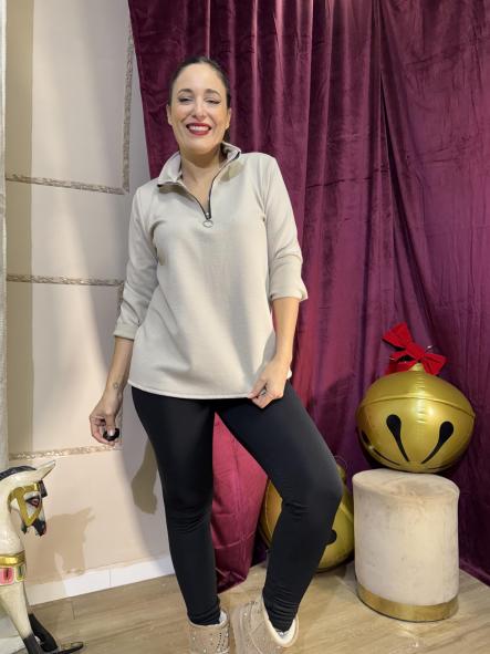 SUDADERA THERMICA BEIG [2]