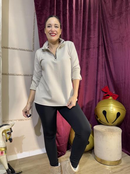 SUDADERA THERMICA BEIG [0]