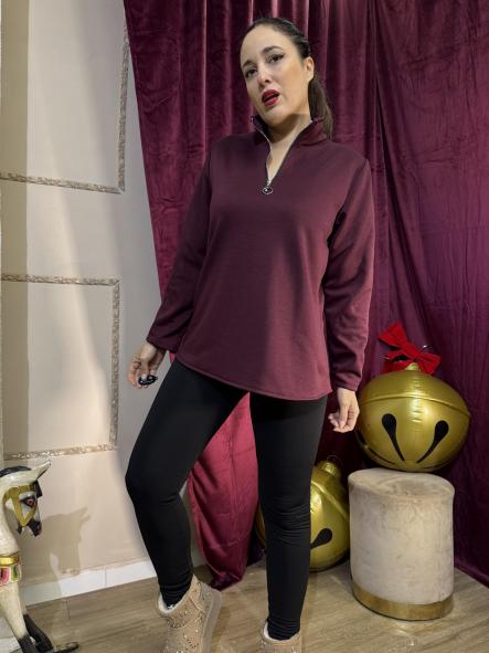 SUDADERA THERMICA GRANATE